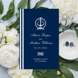Monogramm-Programm für Nautic Navy Blue Anchor