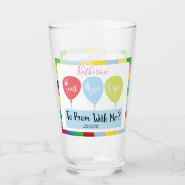 Monogramm Promposal Abschlussball-Ballone Glas