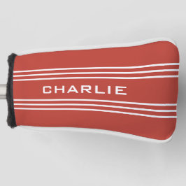 Monogramm-Putterabdeckung der Tomate-roten Golf Headcover