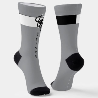 "Monogramm Q" Socken