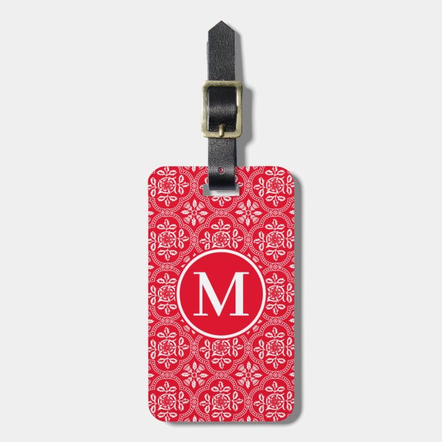 Monogramm-RF-Siegelverdampfer Gepäckanhänger (Vorderseite vertikal)