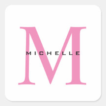 Monogramm Rosa Ihr Name Sondergeschenk Geliebte ei