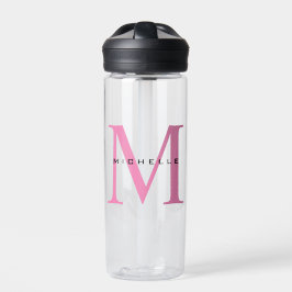 Monogramm Rosa Ihr Name Sondergeschenk Geliebte ei Trinkflasche