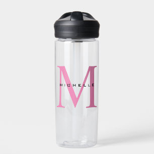 Monogramm Rosa Ihr Name Sondergeschenk Geliebte ei Trinkflasche
