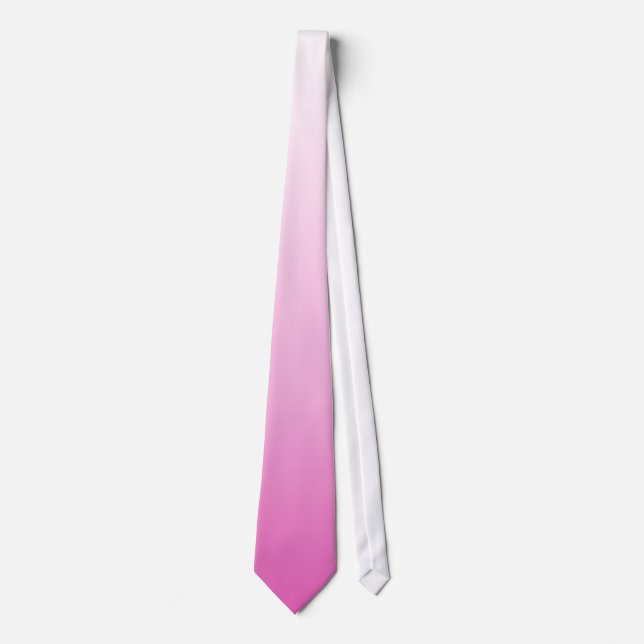 Monogramm Rosa magenta Kirschblüte Rosa Krawatte (Vorderseite)