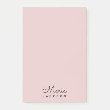Monogramm Rosa Minimalistische Feminine