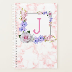 Monogramm Rosa Rose Planer