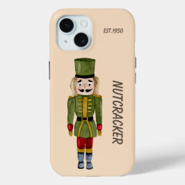 Monogramm ruhender Nutcracker, traditionell rosa Case-Mate iPhone Hülle