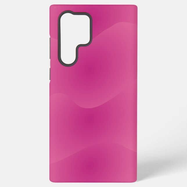 Monogramm Rustikal rosa Aquamarin Samsung Galaxy Hülle (Rückseite)