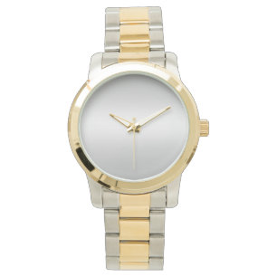 Monogramm Rustikale Aquamarine Frauen Armbanduhr