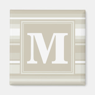 Monogramm Sandsteinstreifen Magnet