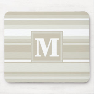 Monogramm Sandsteinstreifen Mousepad