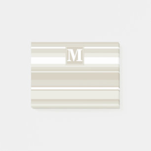 Monogramm Sandsteinstreifen Post-it Klebezettel