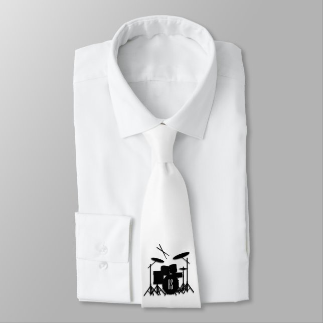 Monogramm-Schlagzeug-Set Krawatte (Gebunden)