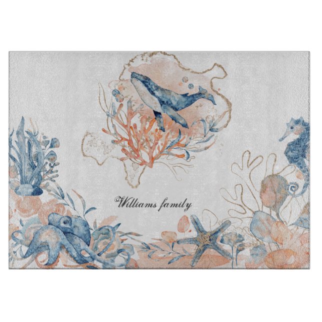 Monogramm Schneidebrett (Vorderseite)