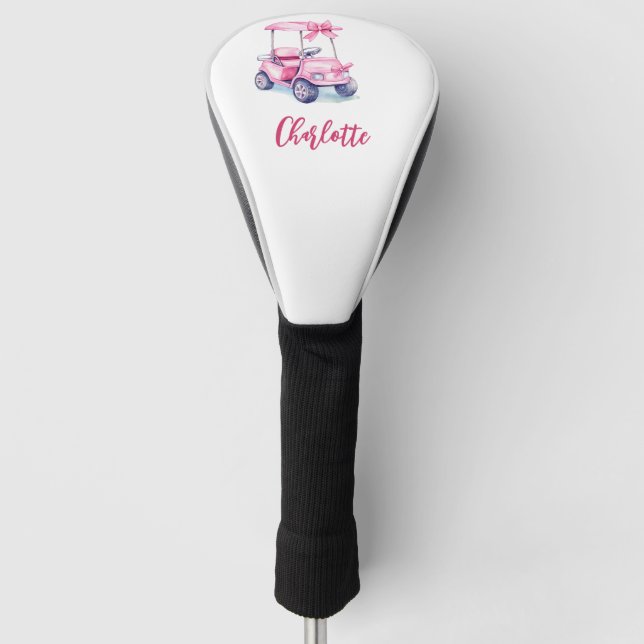 Monogramm-Schrift Golf Headcover (Vorderseite)