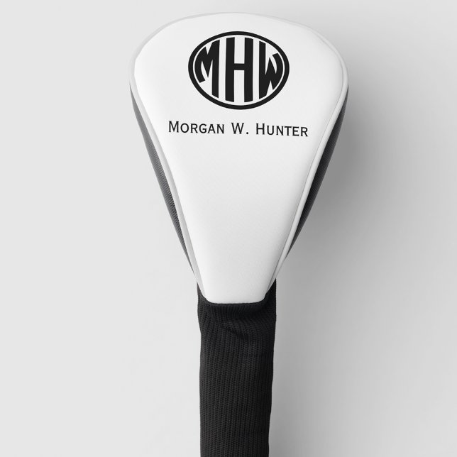 Monogramm Schriftart DIY BG Golf Headcover (Von Creator hochgeladen)