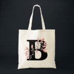 Monogramm Single Letter mit rosa Floral Sprays Tragetasche<br><div class="desc">Diese Tasche verfügt über ein Monogramm mit Single-Buchstaben mit rosa Blumensprays. Klicken Sie zum Personalisieren auf "Anpassen" und dann rechts auf "Text". Als Nächstes drücken Sie "Text bearbeiten". Sie können die Sprays mit Blumen so versetzen,  wie Sie sie gewollt haben. Bitte wählen Sie einen Stil und eine farbige Tasche.</div>