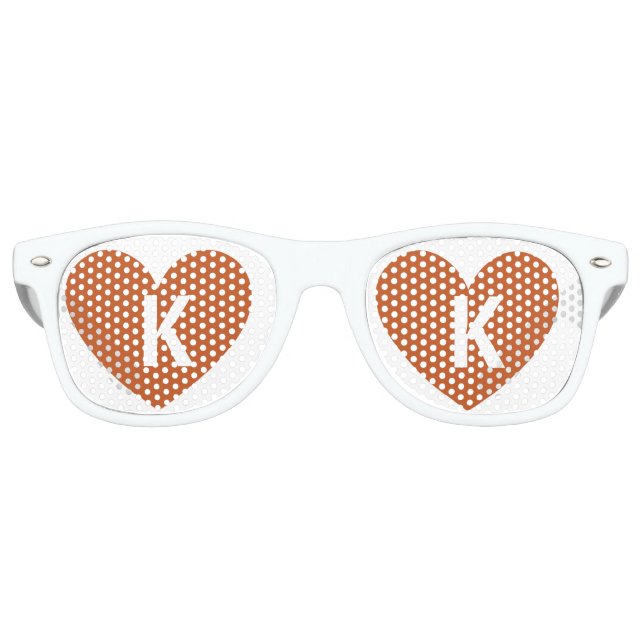 Monogramm-Sonnenbrille Partybrille (Vorderseite)