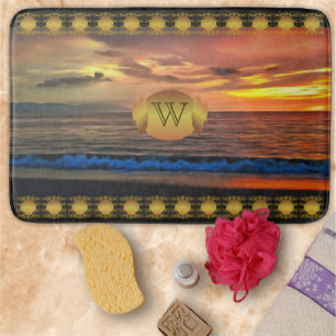 Monogramm Sunset 1577 Badematte