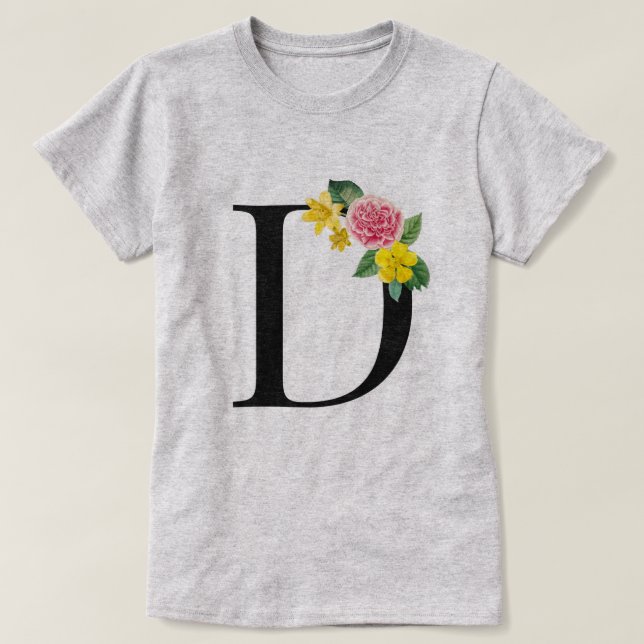 Monogramm T-Shirt (Design vorne)