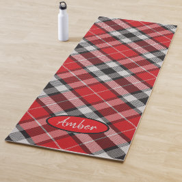 Monogramm Tartan Kariert Yogamatte