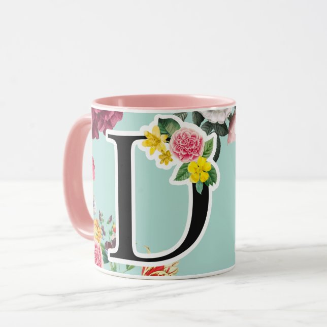 Monogramm Tasse (Vorderseite Links)