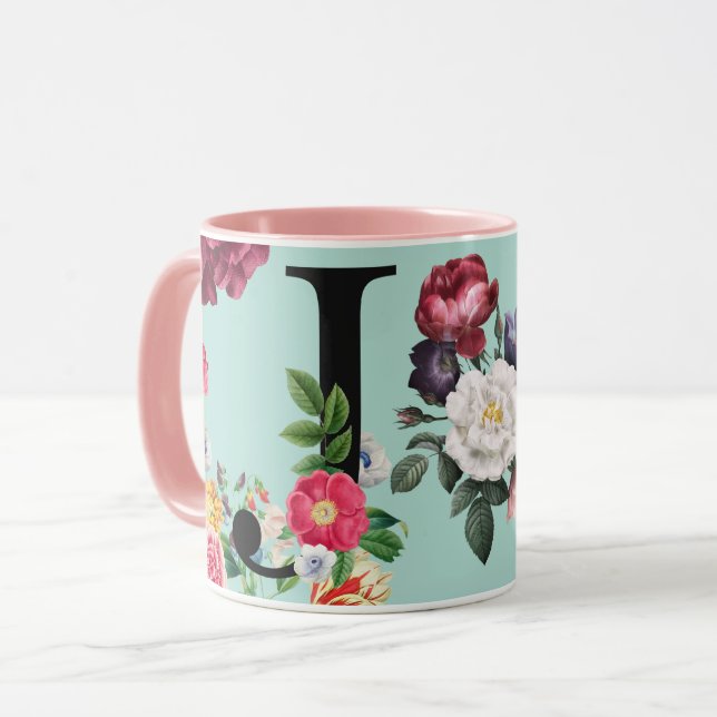 Monogramm Tasse (Vorderseite Links)