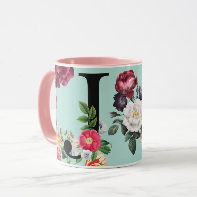 Monogramm Tasse (Vorderseite Links)