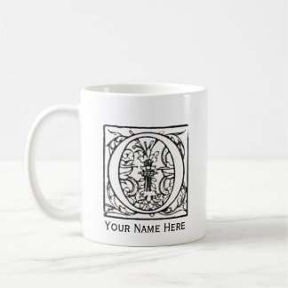 Monogramm-Tasse des Buchstabe-O Kaffeetasse