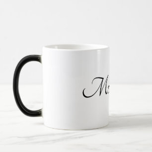 Monogramm-Tasse Kaffee Verwandlungstasse