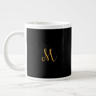 Monogramm-Tasse "M" Jumbo-Tasse