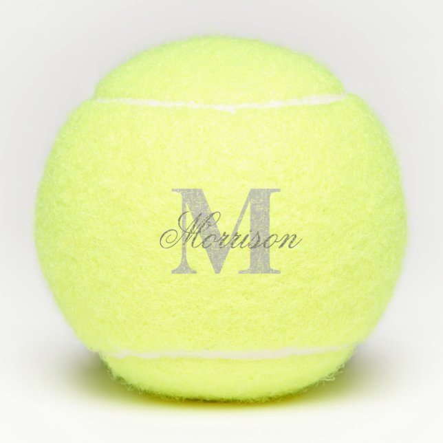 Monogramm Tennisbälle (Vorderseite)