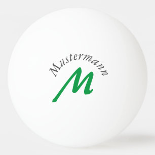 Monogramm Tischtennisball