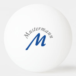 Monogramm Tischtennisball