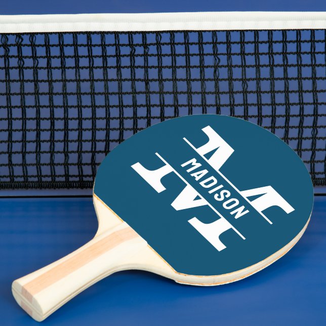 Monogramm Tischtennisschläger mit personalisiertem Tischtennis Schläger (InSitu)