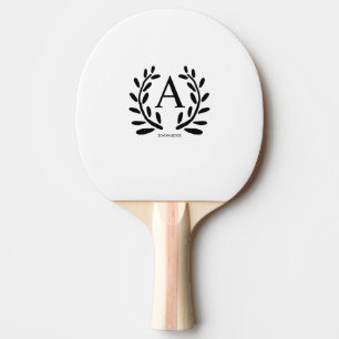 MONOGRAMM TRAUZEUGE HINZUFÜGEN JAHRESDATUM NAME GI TISCHTENNIS SCHLÄGER