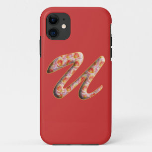 Monogramm U in Rose Muster iPhone 5 Fall title_seo2