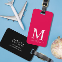 Monogramm und Kalligrafie mit bearbeitbarem Hinter