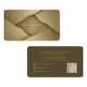 Monogramm und Metal-Polygon Gold-ID1039