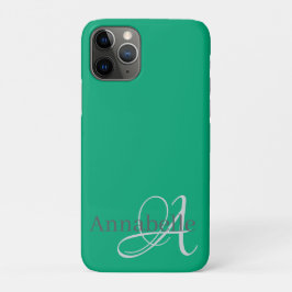 Monogramm und Name Case-Mate iPhone Hülle