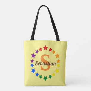 Monogramm und Name der aktuellen LGBT-Gay Pride Tasche