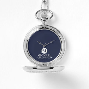 Monogramm und Name der klassischen Personalisierte Armbanduhr