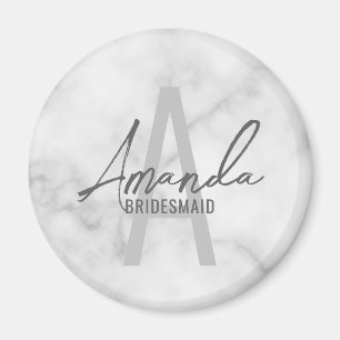 Monogramm und Name der modernen Personalisierten B Magnet