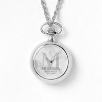 Monogramm und Name der personalisierten Bridesmaid