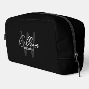 Monogramm und Name moderner Personalisierter Trauz Waschbeutel