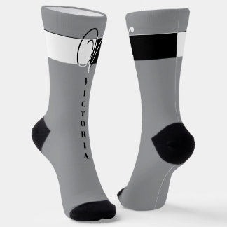 "Monogramm V" Socken