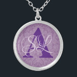 Monogramm Versilberte Kette<br><div class="desc">Erstellen Sie Ihr eigenes Monogramm.</div>