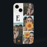 Monogramm Vintag Chic Foto weiß iPhone 14 Hülle<br><div class="desc">Minimalistische Gehäuse mit Monogramm im Vintagen Schriftart.</div>