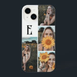 Monogramm Vintag Chic Foto weiß iPhone 14 Hülle<br><div class="desc">Minimalistische Gehäuse mit Monogramm im Vintagen Schriftart.</div>